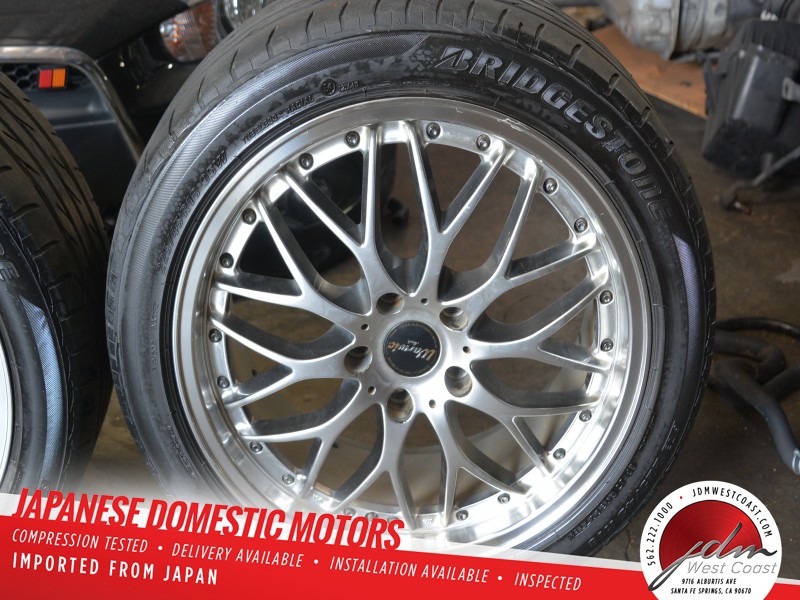 JDM Monza Japan Warwick Mesh Wheels 18x7.5 5x114.3 | eBay